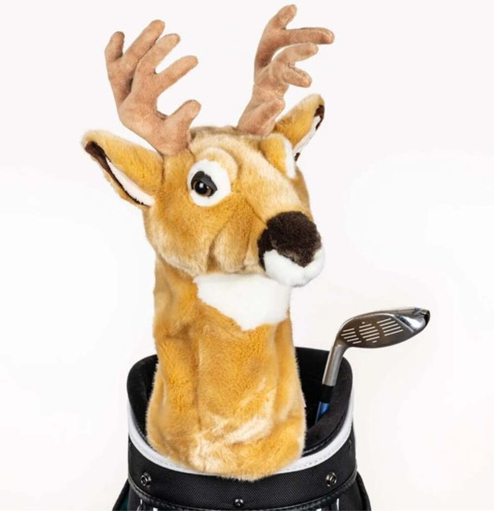 Daphne's Deer Reindeer Plush Golf Club Headcover Antlers